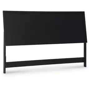 Danziar Matte Black King Panel Headboard