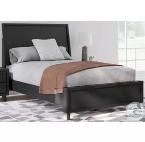 Danziar Black Full Panel Bed