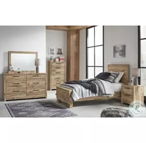 Hyanna Tan Brown Youth Panel Bedroom Set