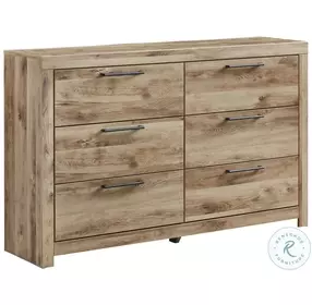 Hyanna Tan Six Drawer Dresser