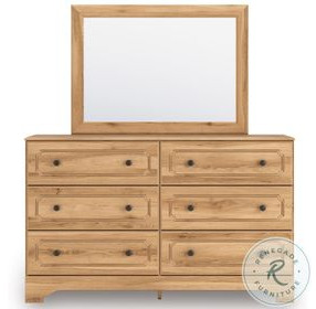 Galletyn Warm Brown Dresser with Mirror