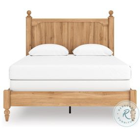 Galletyn Warm Brown Queen Panel Bed