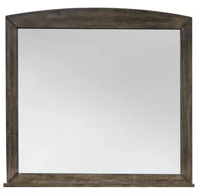 Rex Walnut Rectangular Dresser Mirror