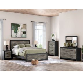 Ryderton Black and Gray Panel Bedroom Set