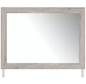 Jonnifer Light Gray Rectangular Dresser Mirror
