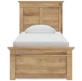 Allihauser Tan Twin Panel Bed