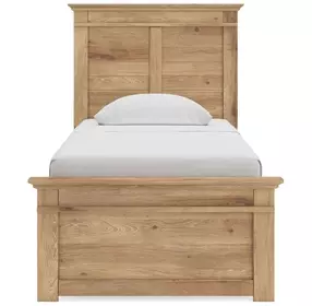 Fenderport Tan Twin Panel Bed