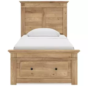 Fenderport Youth Panel Bed with Storage Footboard