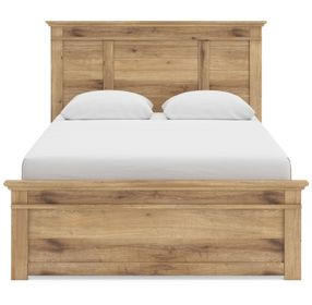 Allihauser Tan Queen Panel Bed