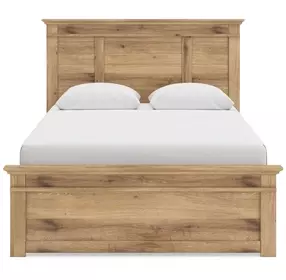 Fenderport Tan Queen Panel Bed