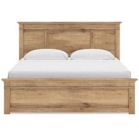 Allihauser Tan King Panel Bed