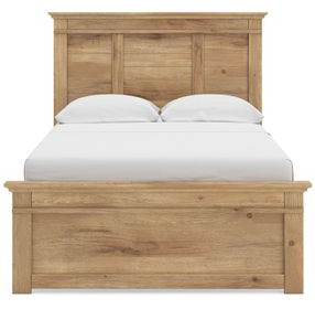 Allihauser Tan Full Panel Bed
