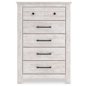 Allihauser Whitewash 5 Drawer Chest