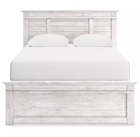 Allihauser Whitewash Queen Panel Bed