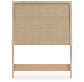 Cielden Brown and Beige Twin Panel Headboard
