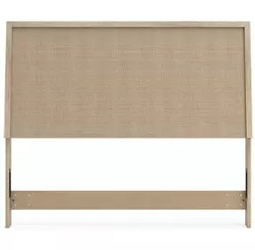 Cielden Brown and Beige Queen Panel Headboard