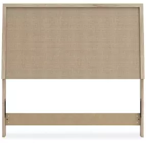 Cielden Brown and Beige Full Panel Headboard
