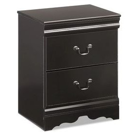 Huey Vineyard Black Nightstand