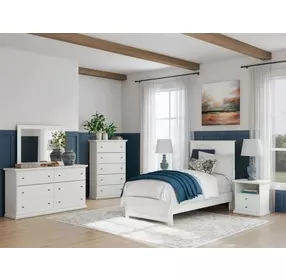 Bostwick Shoals White Youth Panel Bedroom Set