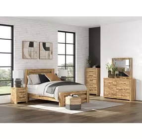 Hastiport Brown Panel Bedroom Set