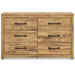 Hastiport Brown 6 Drawer Dresser