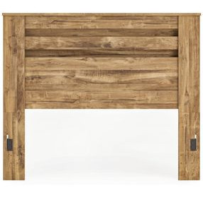 Hastiport Golden Rustic Queen Panel Headboard