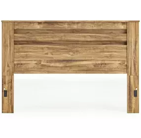 Branstony Golden Rustic King Panel Headboard