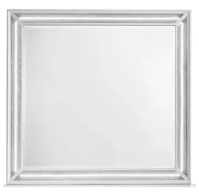Stardust White Rectangular Dresser Mirror