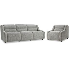 Gio Gray Power Motion Living Room Set