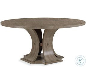 Sanford Greige 72" Round Dining Table