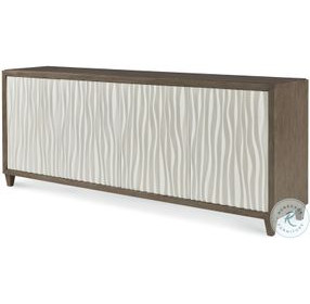 Russo Greige And White Credenza