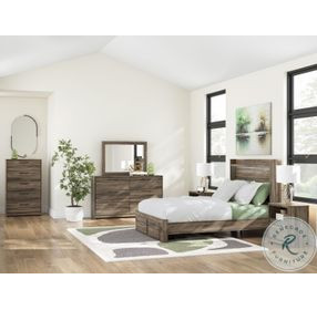 Jusika Brown Youth Panel Storage Bedroom Set