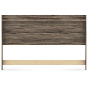 Jusika Weathered Brown King Panel Headboard