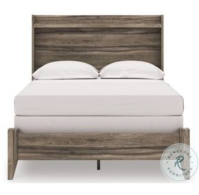 Jusika Brown Full Panel Bed