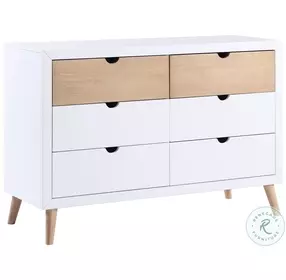 Asker White And Natural Dresser
