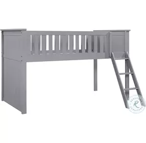 Orion Gray Twin Loft Bed