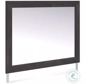 Delmorta Charcoal Bedroom Mirror