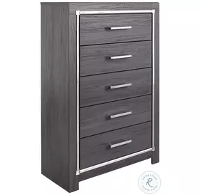 Lodanna Gray 5 Drawer Chest