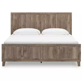 Keithland Brown King Panel Bed