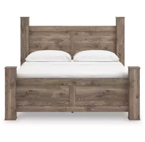 Keithland Brown King Poster Bed