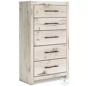 Lawroy Light Natural 5 Drawer Chest