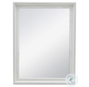 Island Haven White Rectangular Dresser Mirror