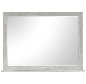 Fiona Mist Gray Rectangular Dresser Mirror