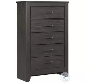 Brinxton Charcoal Gray 5 Drawer Chest
