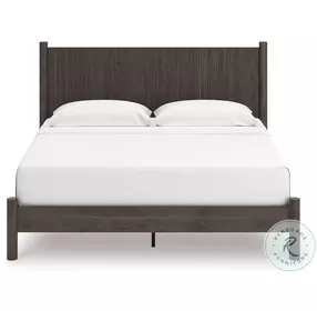 Cadmori Brown King Panel Platform Bed