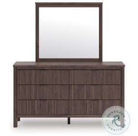 Cadmori Brown Dresser with Mirror