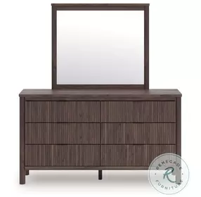 Cadmori Brown Dresser with Mirror