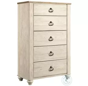 Willowton Two Tone 5 Drawer Chest