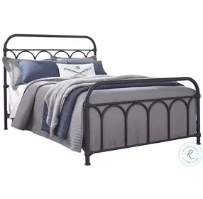 Nashburg Black Full Metal Bed