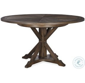 Collin Brown Rustic 54" Round Dining Table